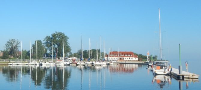 Trzebież — nowa marina Trzebież — nowa marina