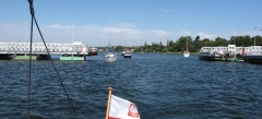 Martwa Wisła most pontonowy Sobieszew